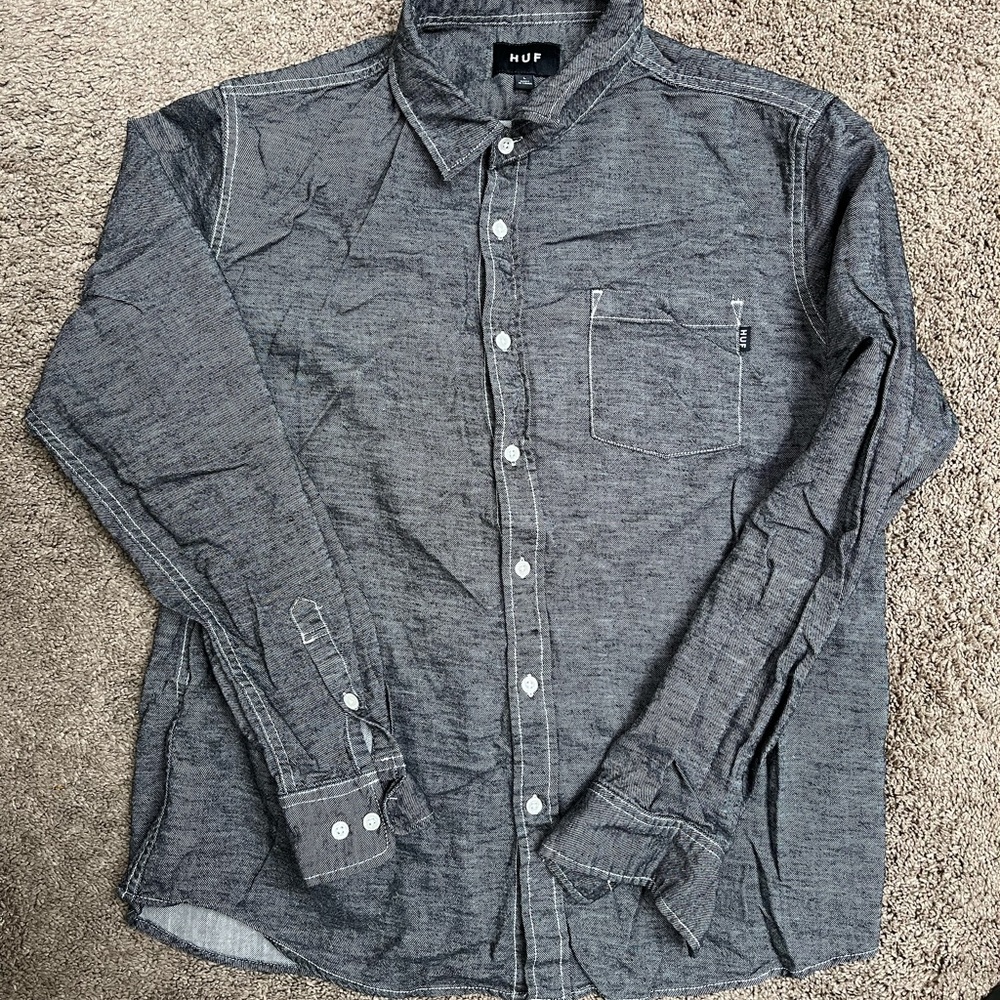 Huf button up shirt